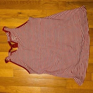 Workshop Republic Clothing Red + White Striped Tank